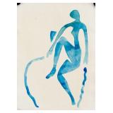 Henri Matisse French Fauvist Watercolor on Paper