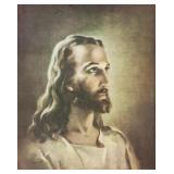 Warner Sallman American 1968 Print Head of Christ