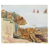 Winifred Nicholson British Watercolor on Paper