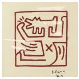 Keith Haring American Pop Marker on Paper