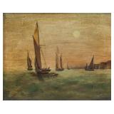 William Alfred Gibson British School Oil on Canvas