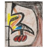 Jean-Michel Atlan French Modernist Oil on Canvas