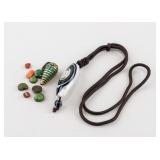 Chinese Agate Bead and 10 PC Assorted Beads