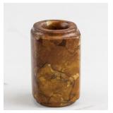 Chinese Shoushan Stone Carved Cong