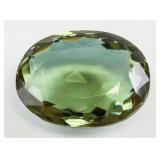 64.20ct Oval Cut Green Alexandrite Gem GGL COA