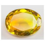 42.25ct Oval Cut Orange Ametrine Gem GGL