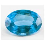 10.90ct Oval Cut Bluish Green Grandidierite Gem