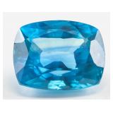 8.25ct Cushion Cut Blue Grandidierite Gem GGL COA