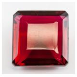 103.45ct Emerald Cut Red Quartz Gem GGL COA