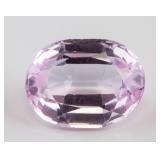 4.55ct Pink Oval Cut Ruby Gem AGSL Certificate