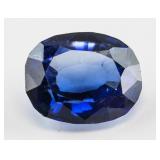 11.40ct Oval Cut Blue Sapphire Gem GGL Certificate