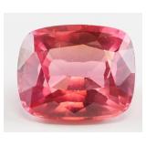 17.05ct Cushion Cut Orange Sapphire Gem GGL COA