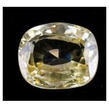 27.20ct Cushion Cut Yellow Natural Zircon AGSL