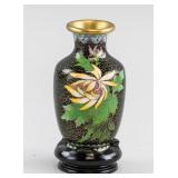 Chinese Bronze Cloisonne Vase with Base