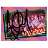 Michael Jackson Autographed Card JSA Letter