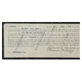 1917 United States Promissory Note Holland Bank