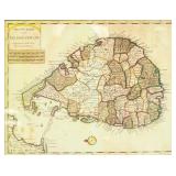 Isaak Tirion Print of European Map