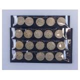 1950s - 70s Hong Kong 50 Cents Coins 20pc