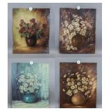 Canadian Oil on Canvas Signed E. Vasarinya 4pc