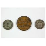 Assorted Canada Germany and Norway Coins 3pc