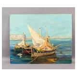 American Oil on Board Signed Edgar Alwin Payne