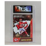 2018 NFL MVP Card Patrick Mahomes II LOC 10