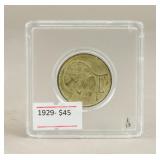 1929 Republic of China 20 Cents Coin