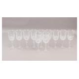 Cristal D'Arques Longchamp Crystal Wine Glasses 11