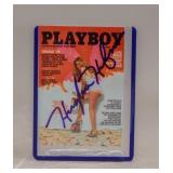 1978 Playboy Card Signed Hugh Hefner w/ COA