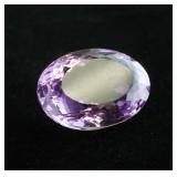35.17ct Oval Amethyst w/ Jewel Scan Appraisal