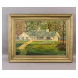Canadian Oil on Board Signed A.G.R '1970