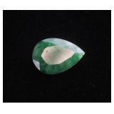 5.76ct Pear Zambian Emerald w/Jewel Scan Appraisal