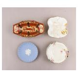 Antique England & Austria Porcelain Plates 4pc