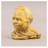 Vintage Australian Aboriginal Hand-made Male Bust