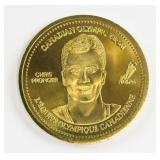 2002 Chris Pronger Olympic Team Canadian Coin