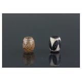 Vintage Tibetan Tianzhu Beads 2pc