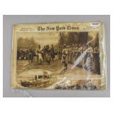 1917 New York Times Newspaper 21 Jan