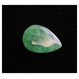 10.25ct Pear Natural Emerald w/ Appraisal
