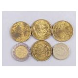 Assorted Peruvian Coins 6pc
