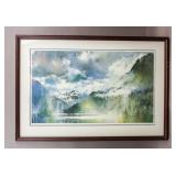Large Lithograph on Paper Signed Nita Engle 