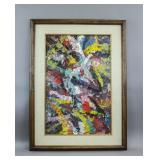 Canadian Oil on Canvas Signed Jean-Paul Riopelle