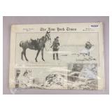 Rare 1915 Mar 28 New York Times Newspaper