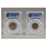PCGS 1979 & 1984 Hong Kong Coins 2pc