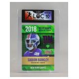 2018 NFL Giants Rookie Card Saquon Barkley LOC 10