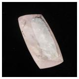 16.66ct Cushion Pink Morganite w/ Appraisal $15800