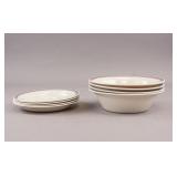 Corning Corelle Porcelain Bowls & Plates 8 pc
