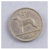 1952 Ireland 6 Reul Coin