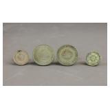 1960s-70s Portuguese Mozambique Coins 4pc