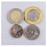 Vintage Morocco Coins 4pc