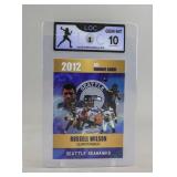 2012 NFL Rookie Card Russel Wilson LOC 10